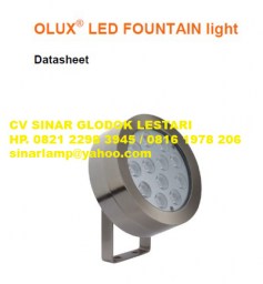 Lampu Sorot Kolam Renang Air Mancur 12 watt Olux Lampu Sorot Kolam Renang Air Mancur 12 watt Olux